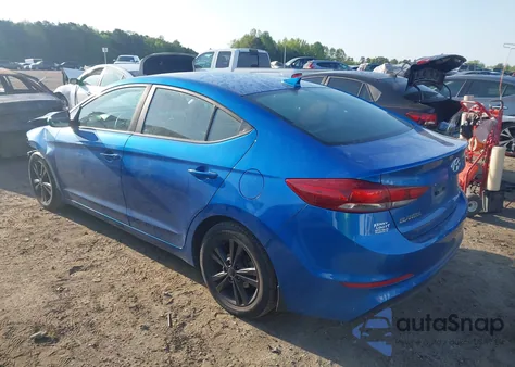 2018 Hyundai Elantra Sel z USA, uszkodzony, nr VIN 5NPD84LF6JH269996